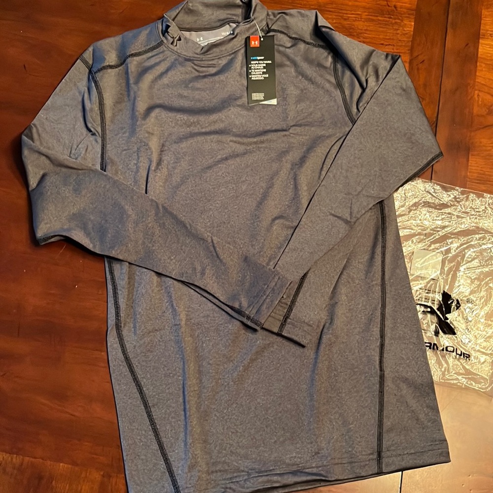 NEW Mens Under Armour Coldgear Compression Long Sleeve Shirt